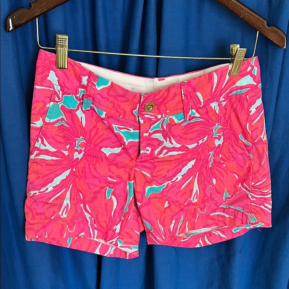 Lilly Pulitzer Callahan Shorts size zero